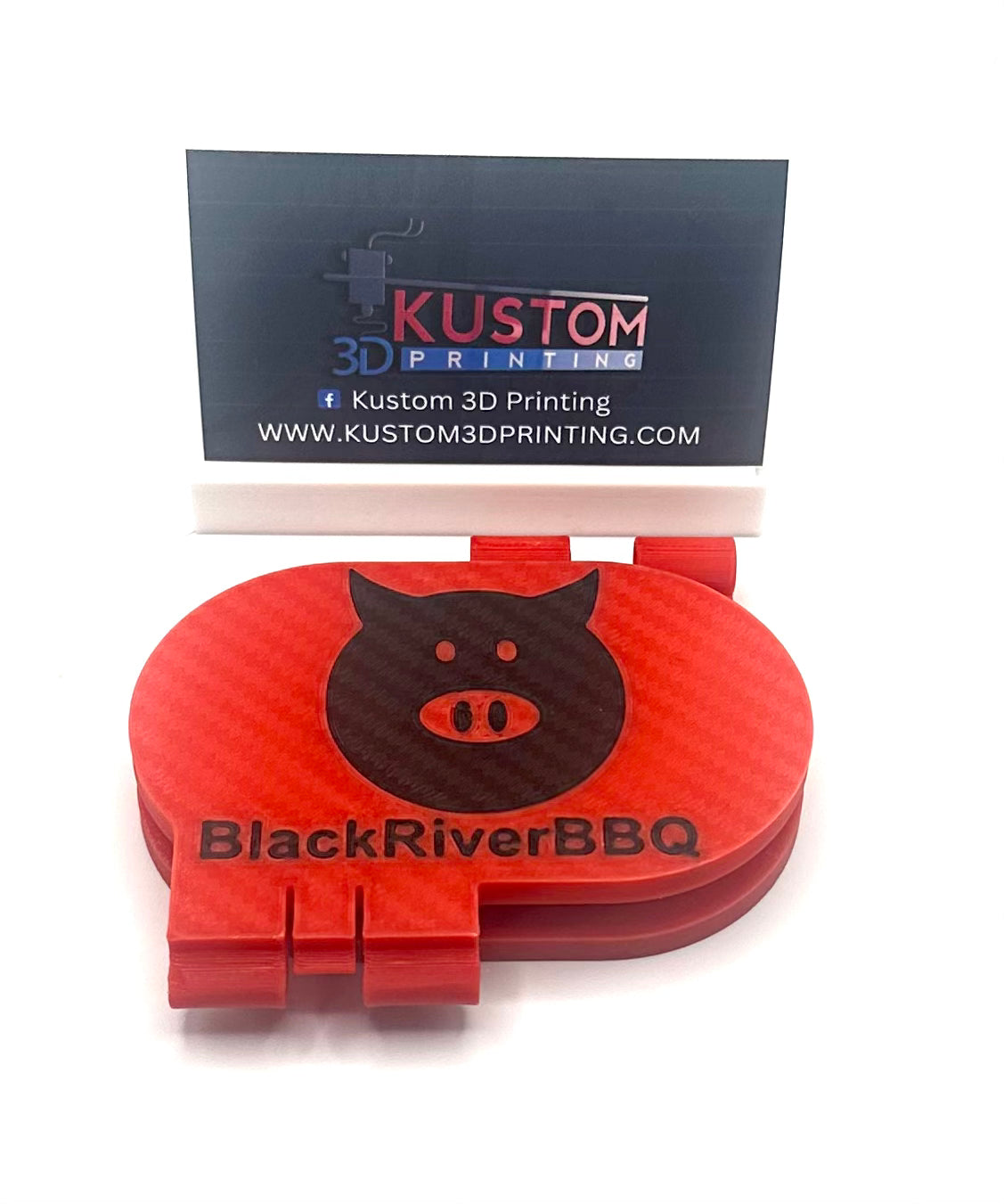 Kustom logo temperature probe holder