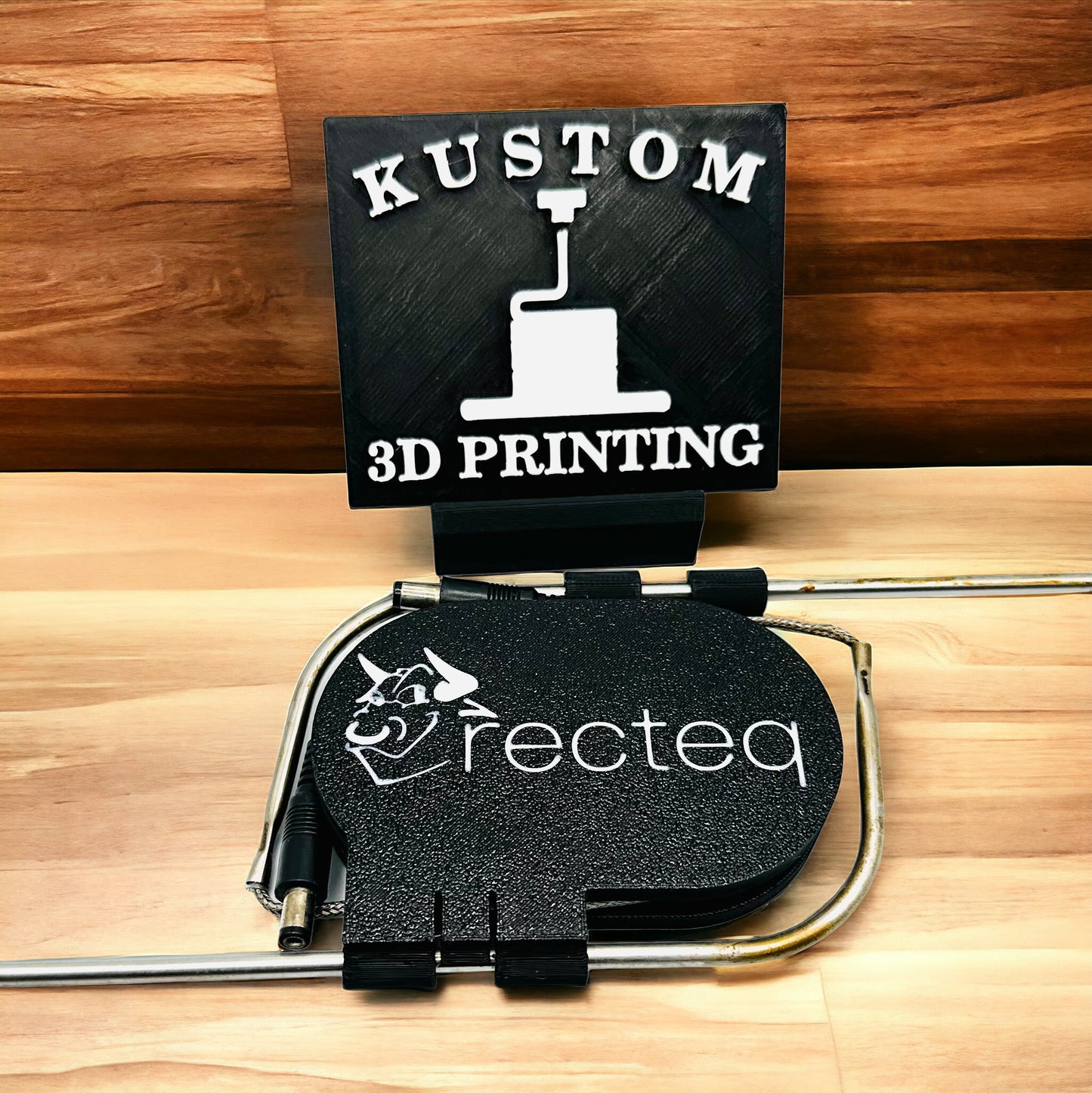 Recteq logo temperature probe holders with magnets